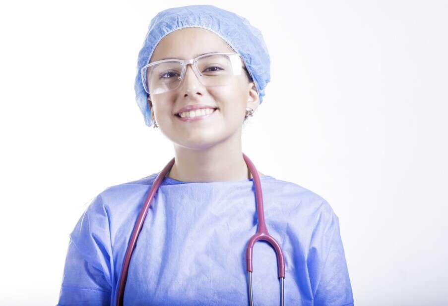 What's the Function of the Thyroid image of a doctor.