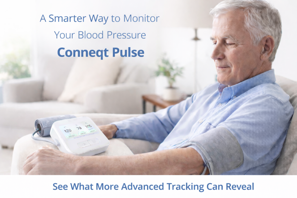 A smarter way to monitor your blood pressure. Conneqt Pulse. 