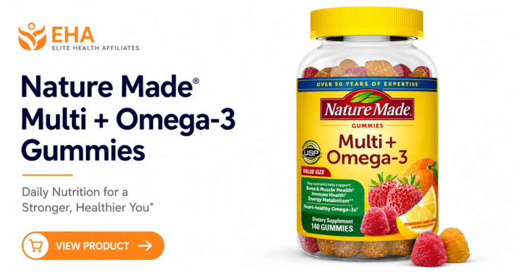 Nature Made Multi+ Omega 3.